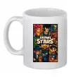 Чашка керамічна Brawl Starrs в стилі GTA Білий Чашка керамічна Brawl Starrs в стилі GTA Білий фото