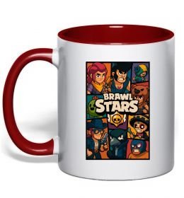 Чашка с цветной ручкой Brawl Starrs в стилі GTA