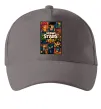 Кепка Brawl Starrs в стилі GTA Серый фото