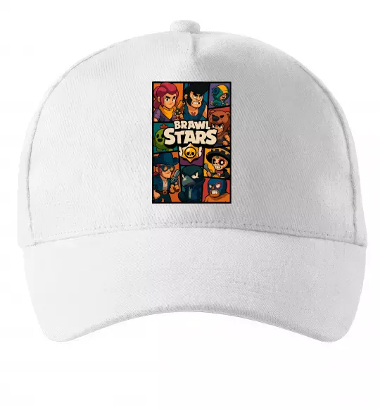 Кепка Brawl Starrs в стилі GTA Білий фото