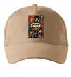 Кепка Brawl Starrs в стилі GTA Пісочний фото