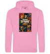 Жіноча толстовка (худі) Brawl Starrs в стилі GTA Рожевий фото