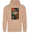 Женская толстовка (худи) Brawl Starrs в стилі GTA Песочный фото