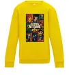 Дитячий світшот Brawl Starrs в стилі GTA Сонячно жовтий фото