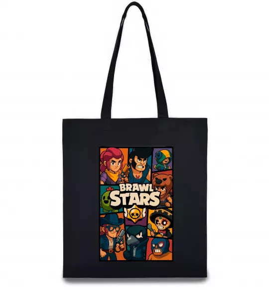 Еко-сумка Brawl Starrs в стилі GTA Чорний фото