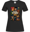Жіноча футболка Brawl Starrs в стилі GTA Чорний фото