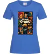 Жіноча футболка Brawl Starrs в стилі GTA Яскраво-синій фото