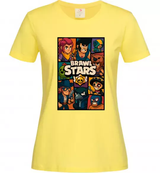 Жіноча футболка Brawl Starrs в стилі GTA Лимонний фото