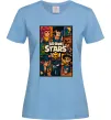 Жіноча футболка Brawl Starrs в стилі GTA Блакитний фото