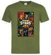 Чоловіча футболка Brawl Starrs в стилі GTA Оливковий фото