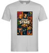Чоловіча футболка Brawl Starrs в стилі GTA Сірий фото