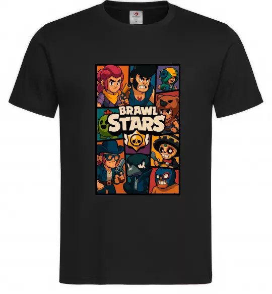 Чоловіча футболка Brawl Starrs в стилі GTA Чорний фото