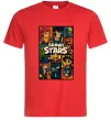 Чоловіча футболка Brawl Starrs в стилі GTA Червоний фото