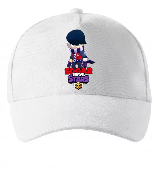 Кепка Brawl Stars Едгар Білий фото