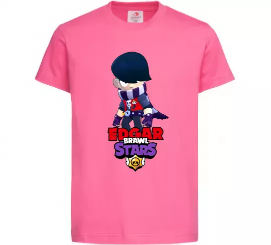 Дитяча футболка Brawl Stars Едгар Яскраво-рожевий фото
