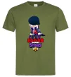 Чоловіча футболка Brawl Stars Едгар Оливковий фото