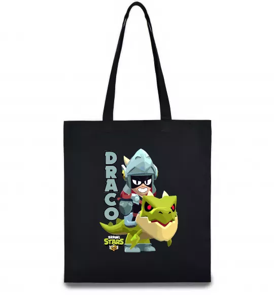 Эко-сумка Brawl Stars Драко Черный фото
