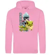 Мужская толстовка (худи) Brawl Stars Драко Розовый фото