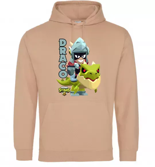 Женская толстовка (худи) Brawl Stars Драко Песочный фото
