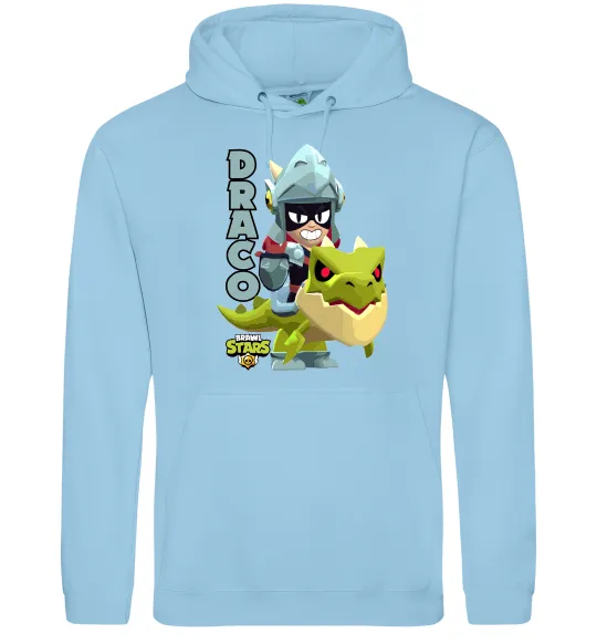 Жіноча толстовка (худі) Brawl Stars Драко Блакитний фото