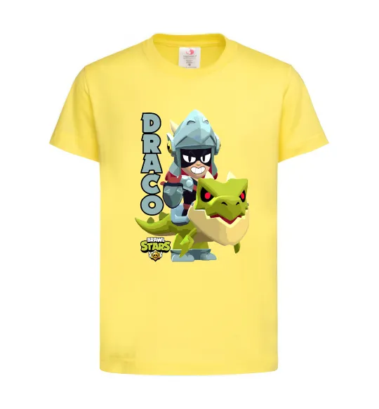 Детская футболка Brawl Stars Драко Лимонный фото