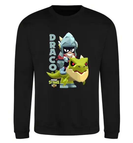 Свитшот Brawl Stars Драко Черный фото