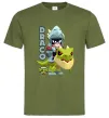 Чоловіча футболка Brawl Stars Драко Оливковий фото