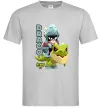 Чоловіча футболка Brawl Stars Драко Сірий фото