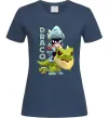 Женская футболка Brawl Stars Драко Темно-синий фото