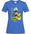 Женская футболка Brawl Stars Драко Ярко-синий фото