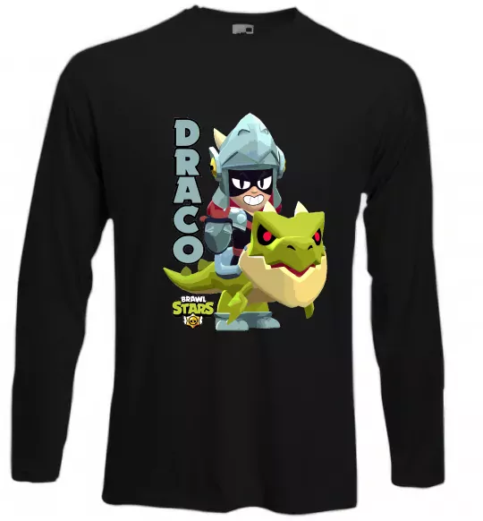 Лонгслив Brawl Stars Драко Черный фото