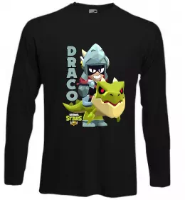 Лонгслив Brawl Stars Драко Черный фото