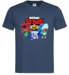Чоловіча футболка Brawl Stars Герої Темно-синій фото