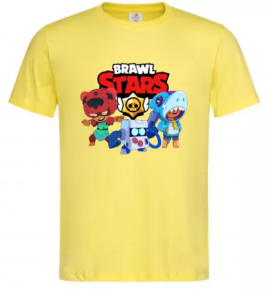 Чоловіча футболка Brawl Stars Герої Лимонний фото