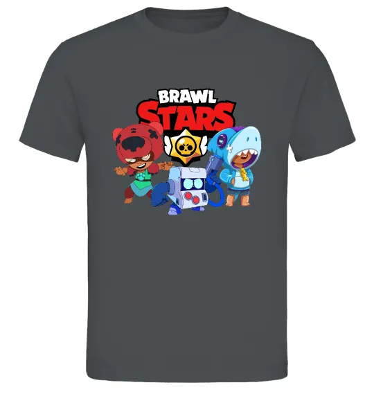 Чоловіча футболка Brawl Stars Герої Графіт фото
