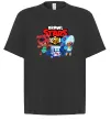 Футболка Оверсайз Brawl Stars Герої Черный фото