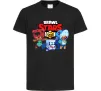 Детская футболка Brawl Stars Герої Черный фото