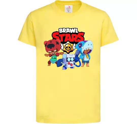 Детская футболка Brawl Stars Герої Лимонный фото