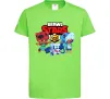 Детская футболка Brawl Stars Герої Лаймовый фото