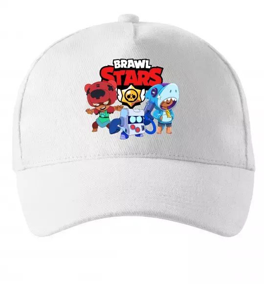 Кепка Brawl Stars Герої Белый фото