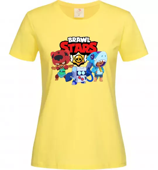 Женская футболка Brawl Stars Герої Лимонный фото