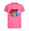 Детская футболка Brawl Stars Герої Ярко-розовый фото