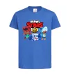 Детская футболка Brawl Stars Герої Ярко-синий фото