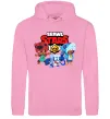 Женская толстовка (худи) Brawl Stars Герої Розовый фото