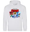 Жіноча толстовка (худі) Brawl Stars Герої Сірий меланж фото