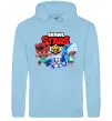 Женская толстовка (худи) Brawl Stars Герої Голубой фото