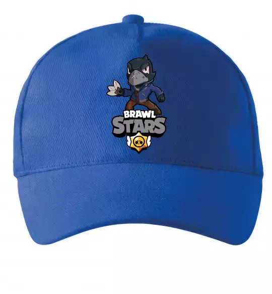 Кепка Brawl Stars Ворон Яскраво-синій фото