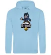 Чоловіча толстовка (худі) Brawl Stars Ворон Блакитний фото