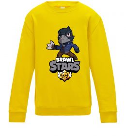 Детский Свитшот Brawl Stars Ворон