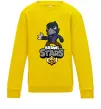 Детский Свитшот Brawl Stars Ворон Солнечно желтый фото